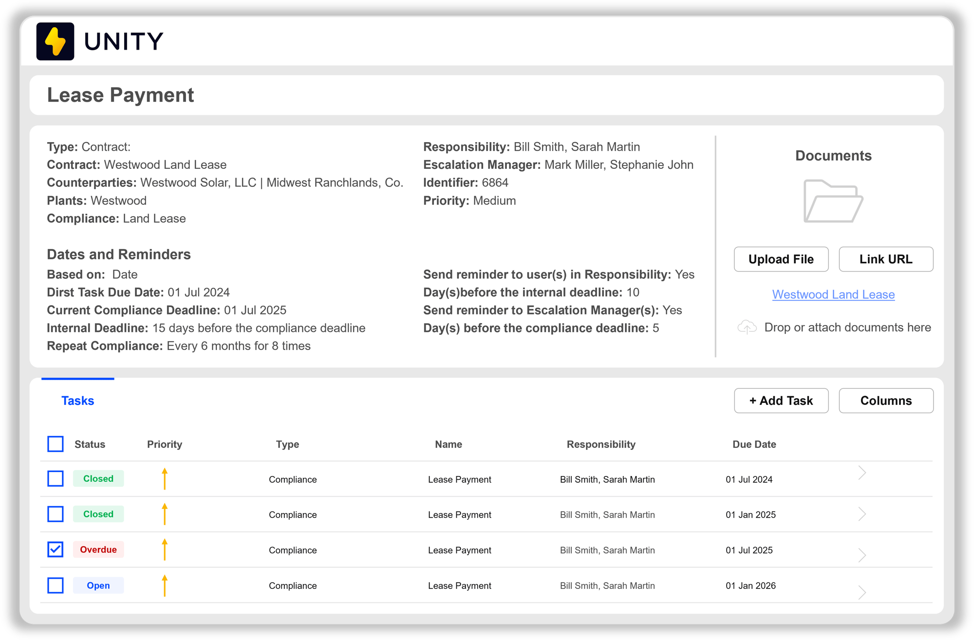 Supervision des contrats et de la conformité