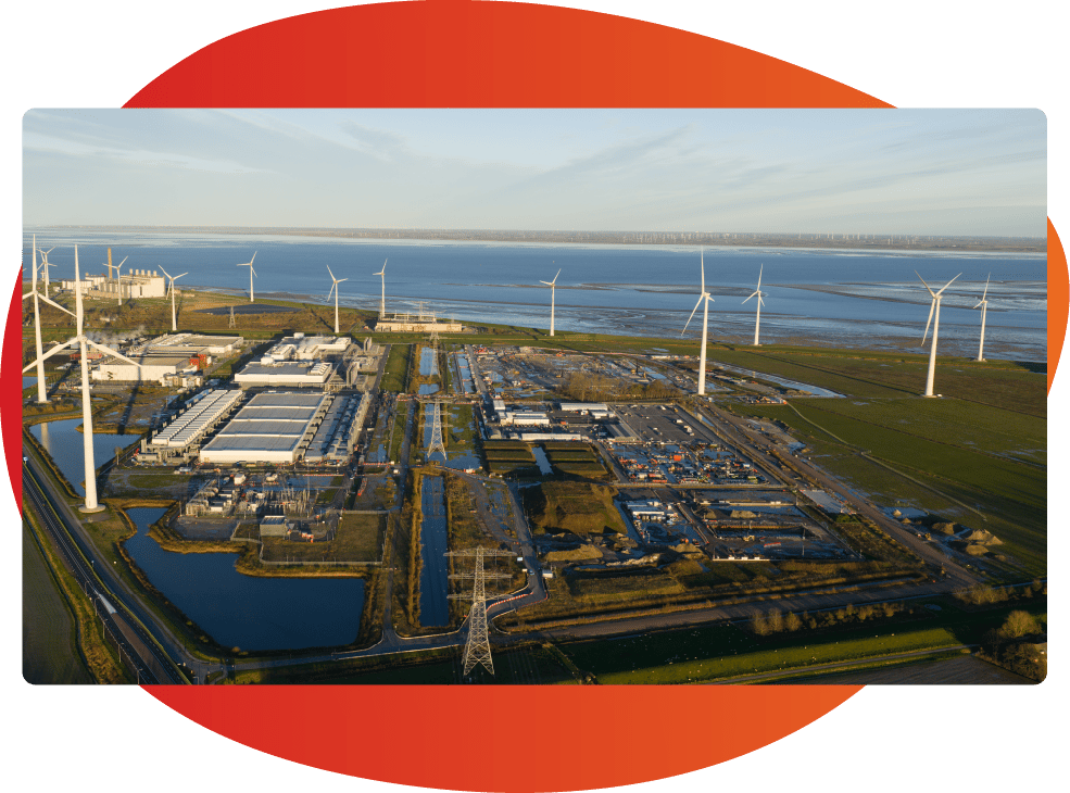 AI data center site