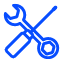 Screwdriver and wrench